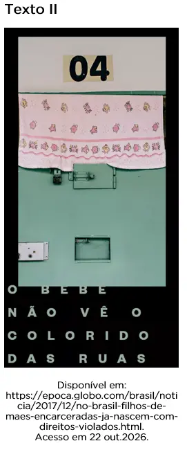 Imagem de apoio do tema: MODELO ENEM - INVISIBILIDADE DE CRIANÇAS QUE NASCEM NOS PRESÍDIOS