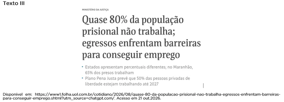 Imagem de apoio do tema: MODELO ENEM - RESSOCIALIZAÇÃO DE DETENTOS