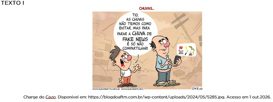 Imagem de apoio do tema: EM - ARTIGO DE OPINIÃO - LETRAMENTO DIGITAL, FAKE E PÓS-VERDADE